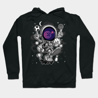 Astronaut Skate Evergrow EGC Coin To The Moon Crypto Token Cryptocurrency Blockchain Wallet Birthday Gift For Men Women Kids Hoodie